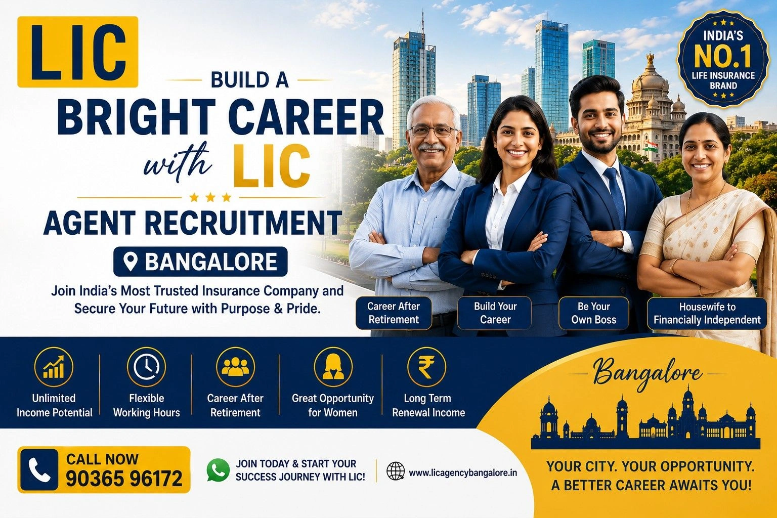 Part-time LIC advisor job Bangalore